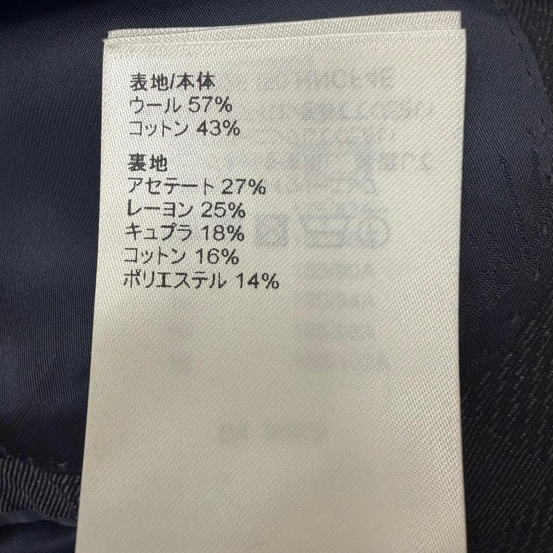 美品□LOUIS VUITTON ルイヴィトン 22AW PONT NEUF FIT ダミエ シングル テーラードジャケット グレー 52 イタリア製 正規品 メンズ