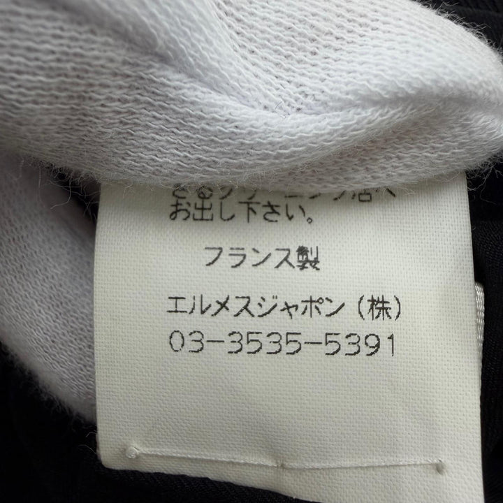 極美品☆HERMES エルメス ウール マルジェラ期 Hボタン テーラードジャケット ブラック FR 38 フランス製 正規品 レディース
