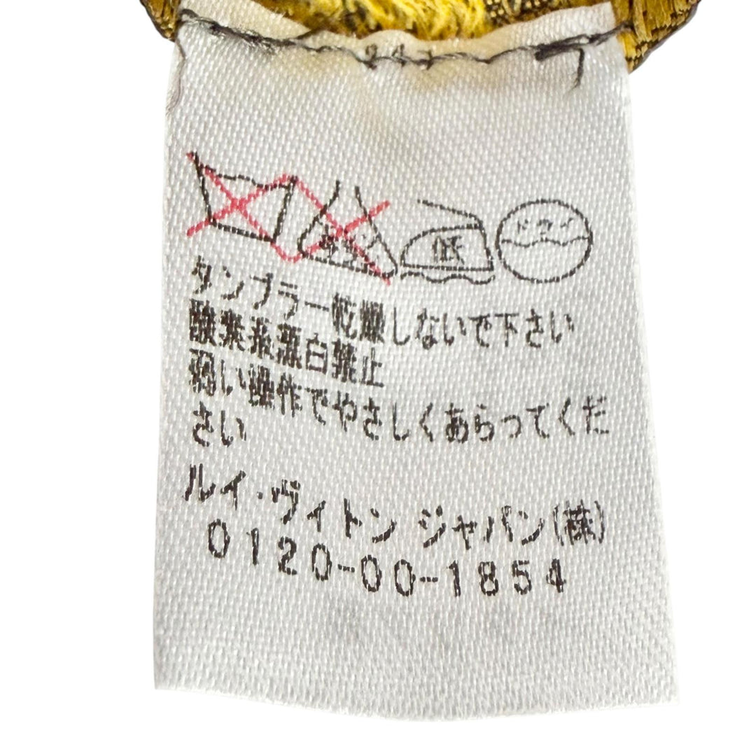 美品△LOUIS VUITTON ルイヴィトン M70467 エシャルプ ロゴマニア シャイン ウール シルク グリ モノグラム マフラー 伊製 正規品 箱付き