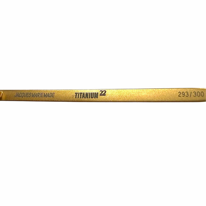 良品▼JACQUESMARIEMAGE ジャックマリーマージュ JMMAG56 ARAGON チタニウム 世界300本限定 293/300 アイウェア サングラス 48□25