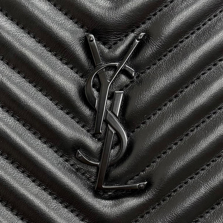 極美品△SAINT LAURENT PARIS サンローランパリ 612544 ルー カメラバッグ ロゴ タッセルチャーム キルティング レザー ショルダーバッグ