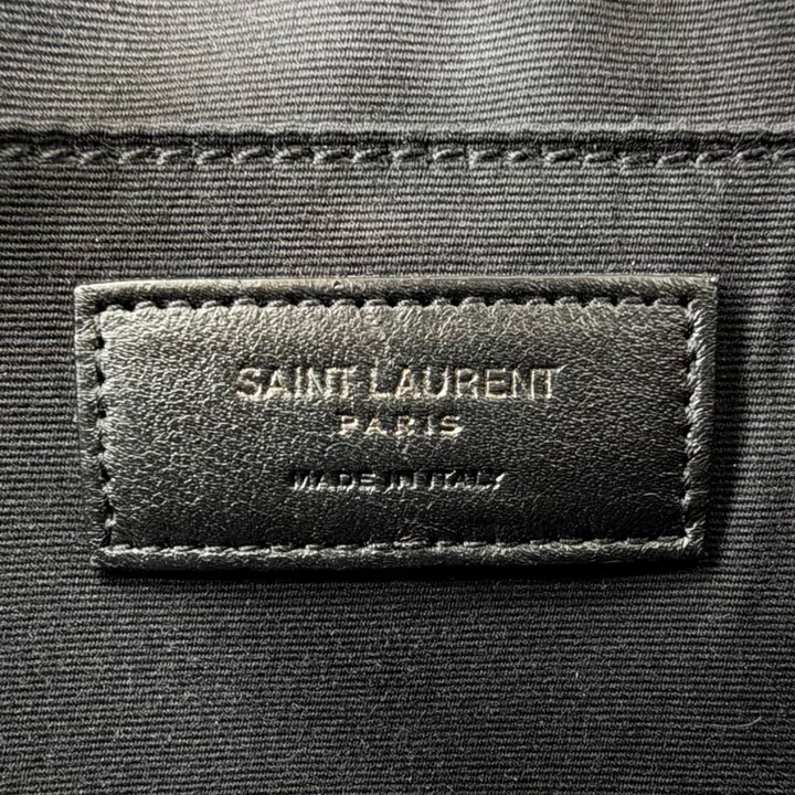 極美品△SAINT LAURENT PARIS サンローランパリ 612544 ルー カメラバッグ ロゴ タッセルチャーム キルティング レザー ショルダーバッグ