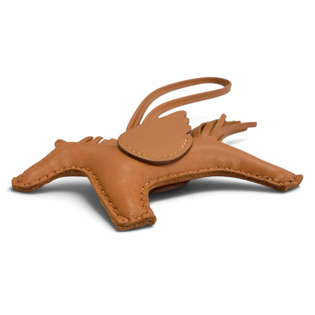 極美品△HERMES エルメス ロデオチャーム ペガサスPM アニョーミロ ソーゴールド バッグチャーム K刻印 フランス製 レディース 箱付き