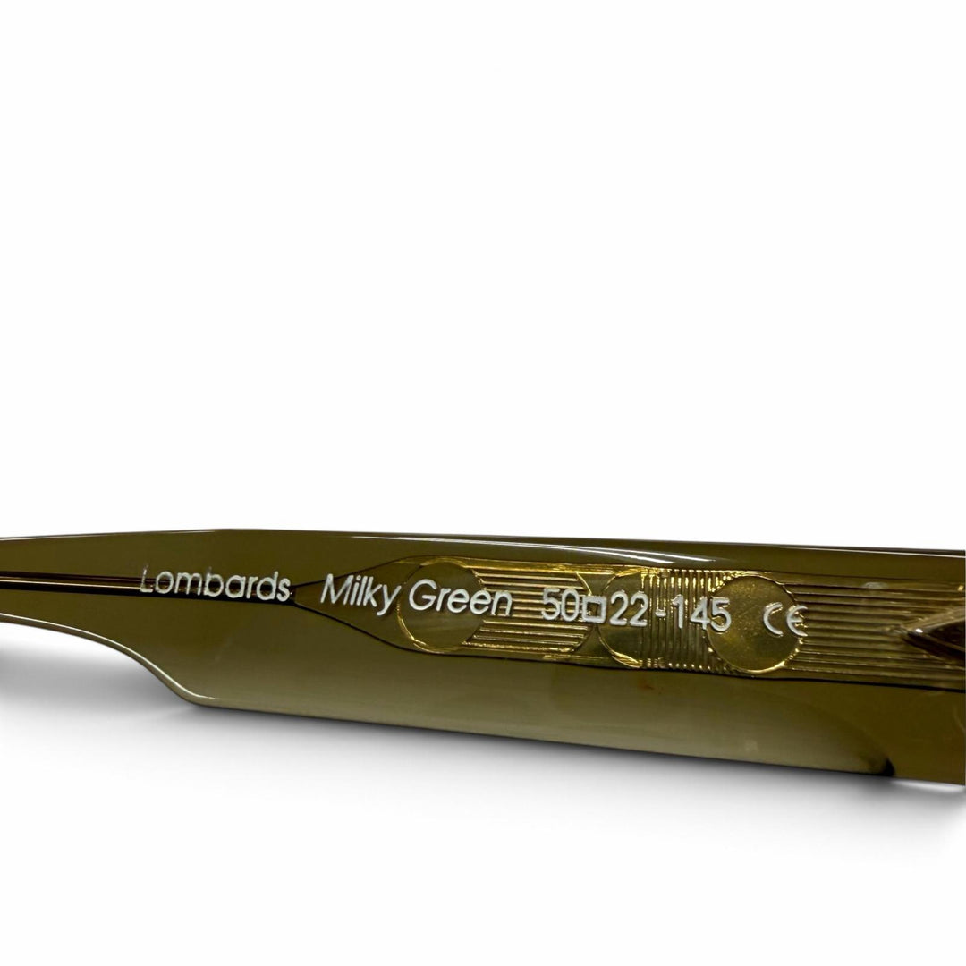 極美品▼AHLEM アーレム Lombards Milky Green 2024年限定生産モデル 170本限定 アイウェア サングラス 50□22-145 度なし 仏製 メンズ