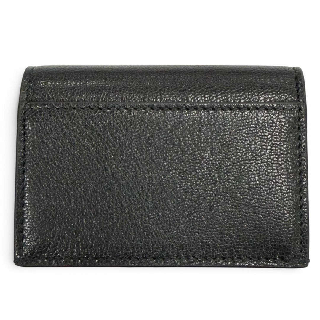 未使用品▼GUCCI グッチ A0020R レザー 現行品 バンブー付き 名刺入れ パスケース カードケース ブラック イタリア製 メンズ