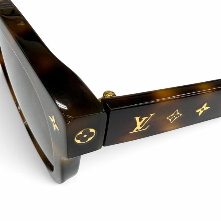 良品★LOUIS VUITTON ルイヴィトン Z1524E サングラス マイ モノグラム スクエア メンズOK ブラウン（マーブル） 54□17 143 イタリア製