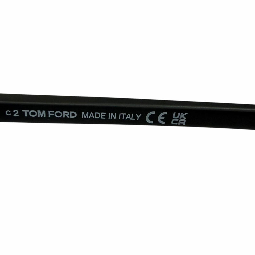 未使用品□TOM FORD トムフォード TF977-D 日本企画限定モデル サングラス マットブラック ブルーレンズ 48□22-145 度なし イタリア製