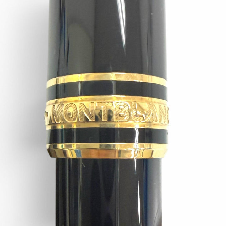 極美品□MONTBLANC モンブラン マイスターシュテュック クラシック Pix ツイスト式 ボールペン ブラック ゴールド ドイツ製 ケース付き