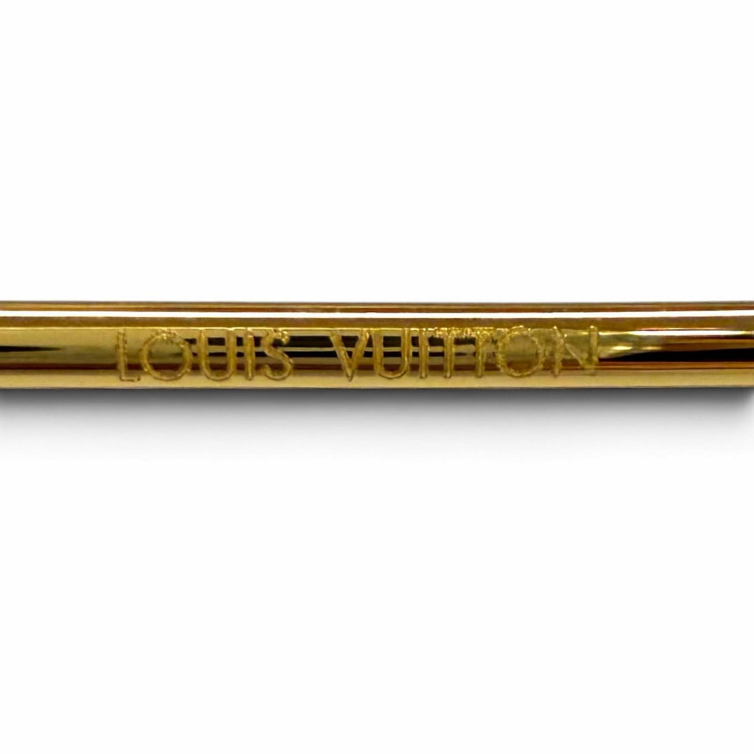 美品★LOUIS VUITTON ルイヴィトン Z1860U サングラス・LV ジュエル スクエア ゴールド 62□14 140 イタリア製 定価112200円