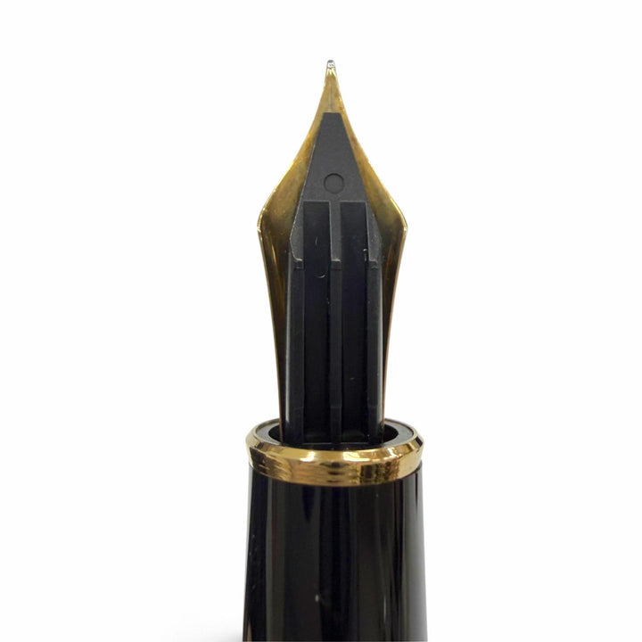 美品▼MONTBLANC モンブラン マイスターシュテュック クラシック ペン先14K EFニブ ホワイトスター 万年筆 ボールペン 2本セット 筆記◎