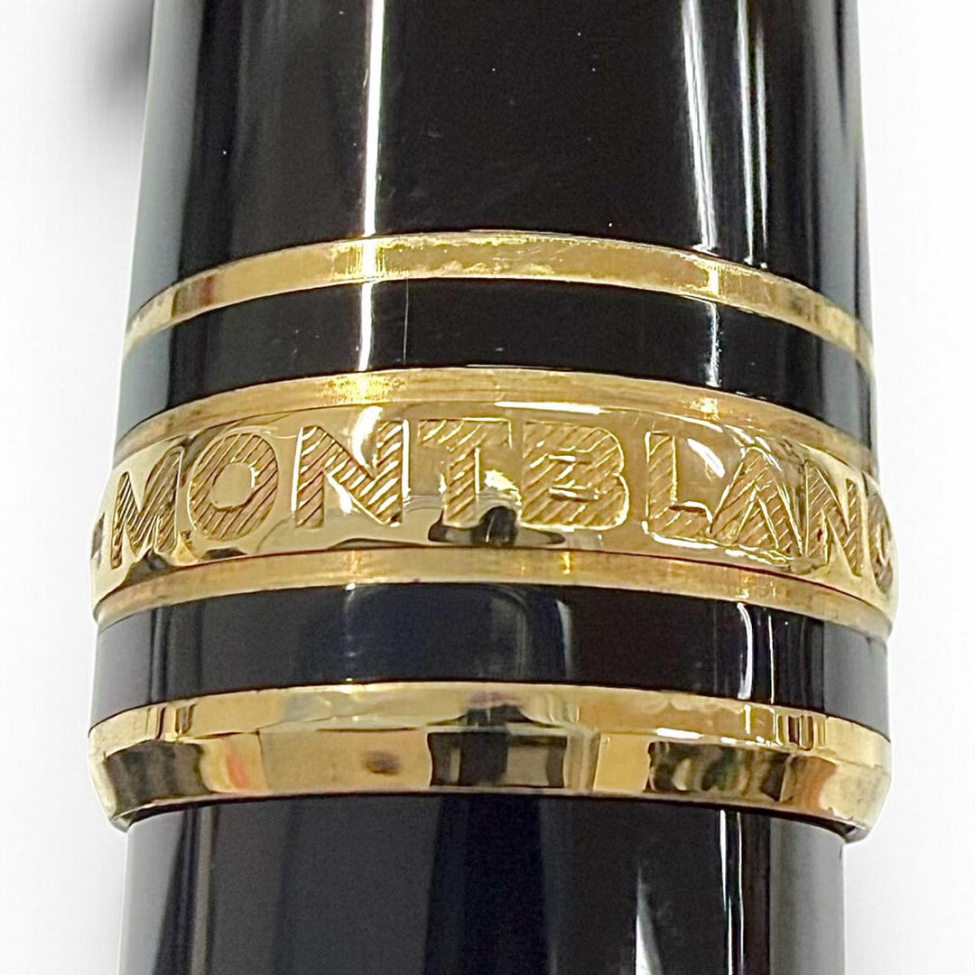 美品▼MONTBLANC モンブラン マイスターシュテュック クラシック ペン先14K EFニブ ホワイトスター 万年筆 ボールペン 2本セット 筆記◎