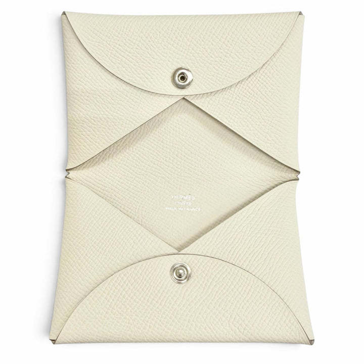極美品△HERMES エルメス カルヴィ ヴォーエプソン ナタ コインケース 名刺入れ カードケース W刻印 フランス製 レディース オススメ◎