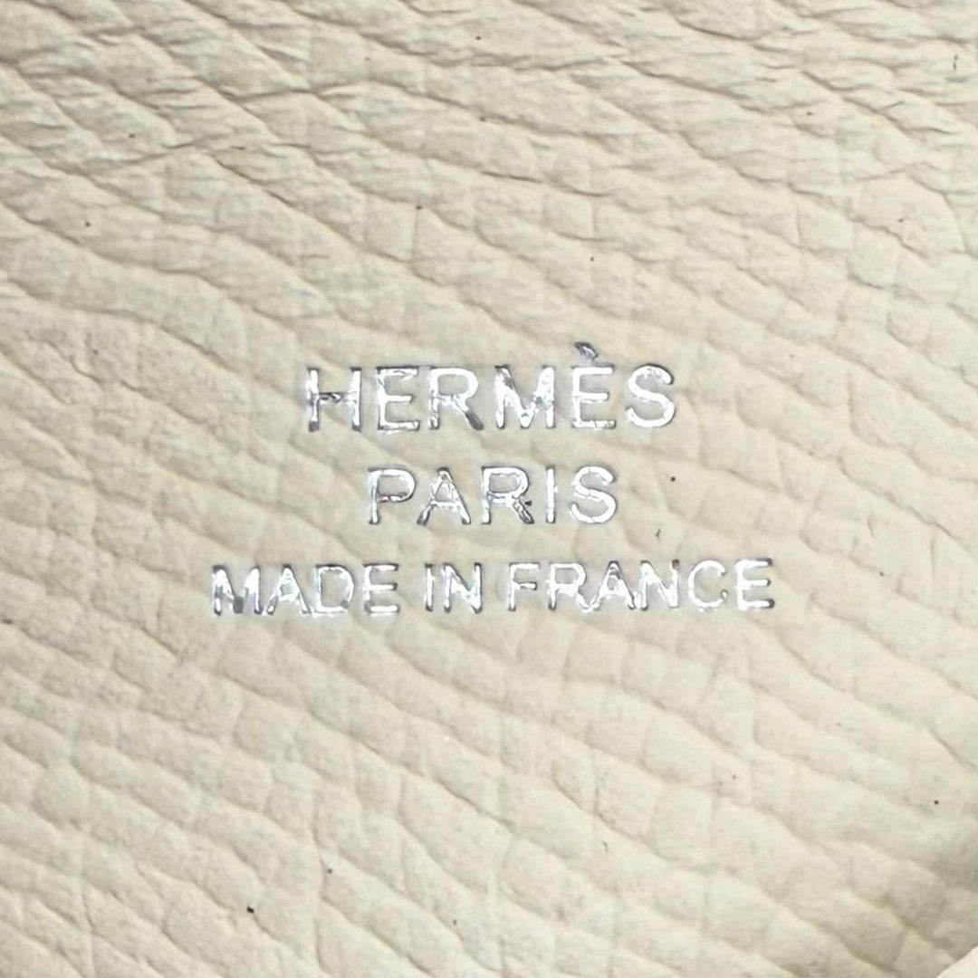 極美品△HERMES エルメス カルヴィ ヴォーエプソン ナタ コインケース 名刺入れ カードケース W刻印 フランス製 レディース オススメ◎