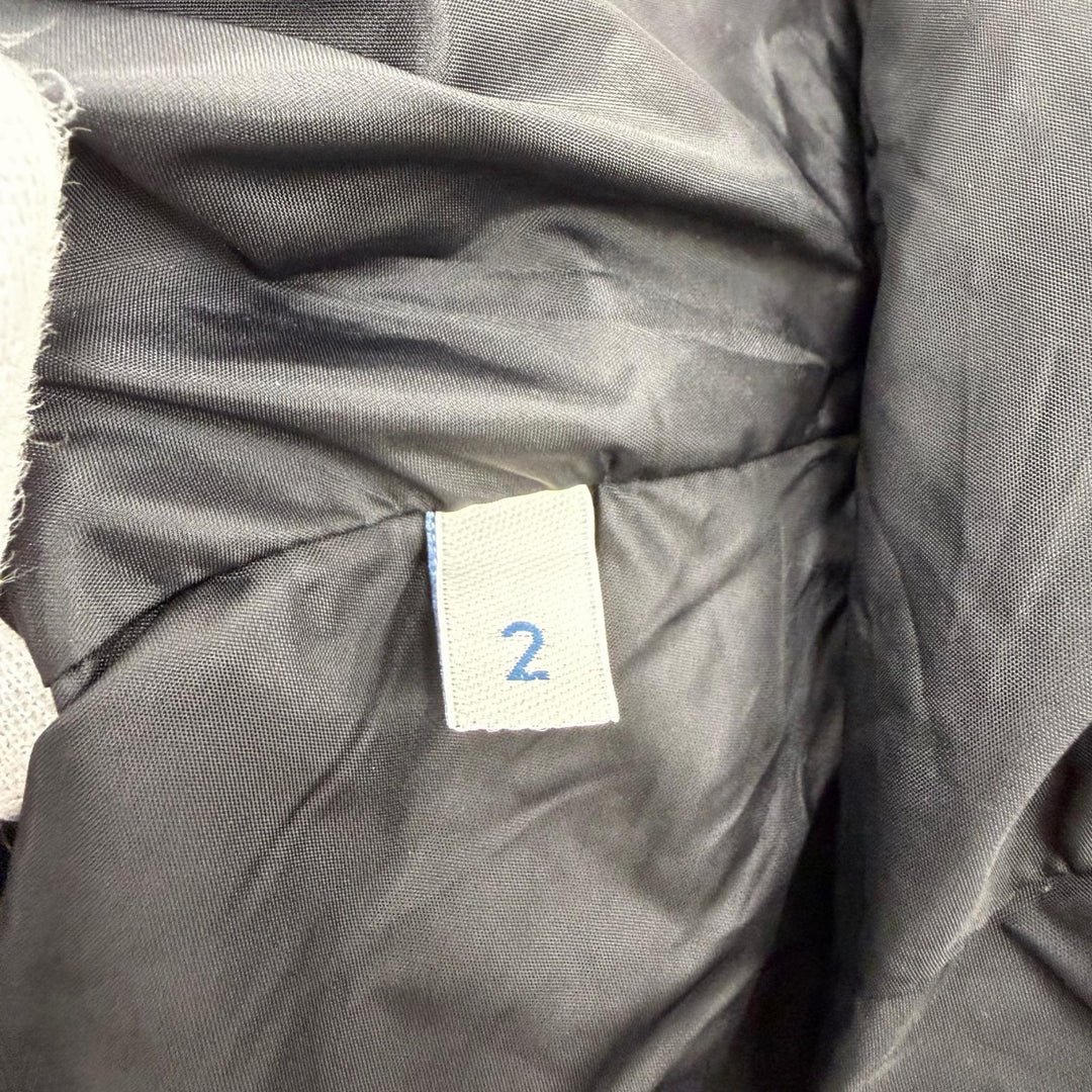 極美品☆MONCLER モンクレール 25-26AW APHROTI ラムファー ロゴワッペン・フード付 ダウンコート ブラック 2 正規品 レディース