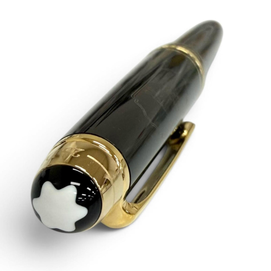未使用品□MONTBLANC モンブラン MB128380 マイスターシュテュック アラウンド ザ ワールド イン 80デイズ ボールペン ブラック ドイツ製