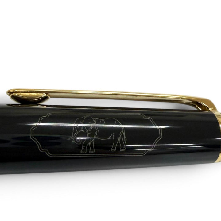 未使用品□MONTBLANC モンブラン MB128380 マイスターシュテュック アラウンド ザ ワールド イン 80デイズ ボールペン ブラック ドイツ製