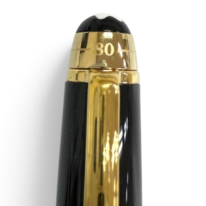 未使用品□MONTBLANC モンブラン MB128380 マイスターシュテュック アラウンド ザ ワールド イン 80デイズ ボールペン ブラック ドイツ製