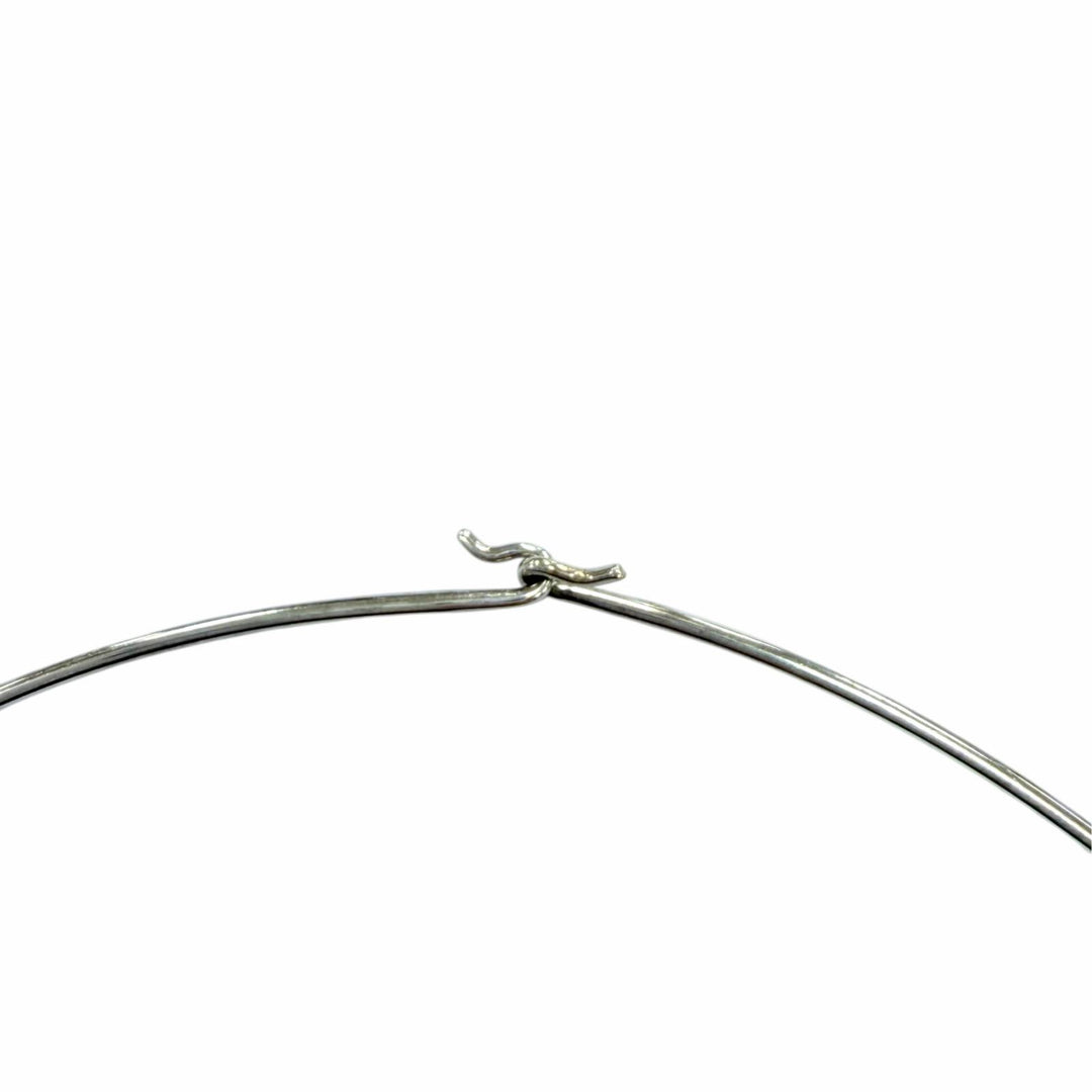 美品☆TIFFANY&amp;Co. ティファニー エルサペレッティ ビーンズ チョーカー 925 ネックレス アクセサリー シルバー 重量17g レディース