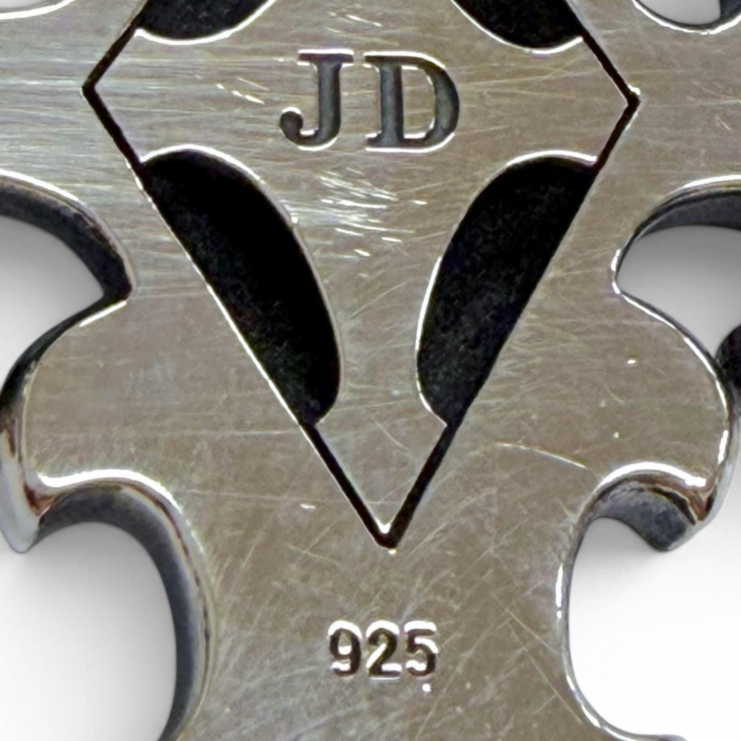 美品▼Justin Davis ジャスティンデイビス SPJ834 INCARNATION CROSS 菅田将暉着用 ペンダントトップ シルバー 重量52.1g 定価258500円