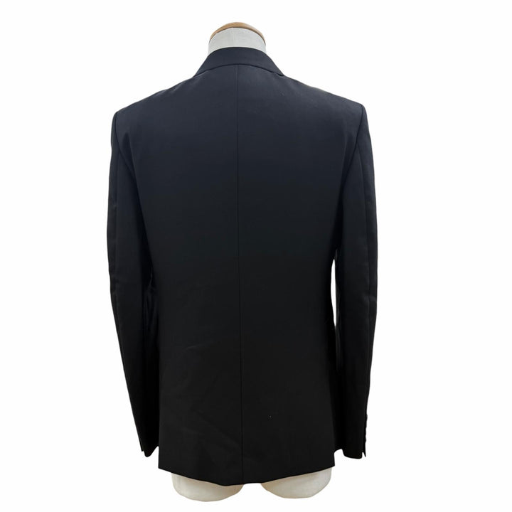 極美品▼COMME des GARCONS HOMME DEUX コム デ ギャルソン オム ドゥ 23AW DL-J001 DL-P001 ウール シングルスーツ ブラック S 正規品
