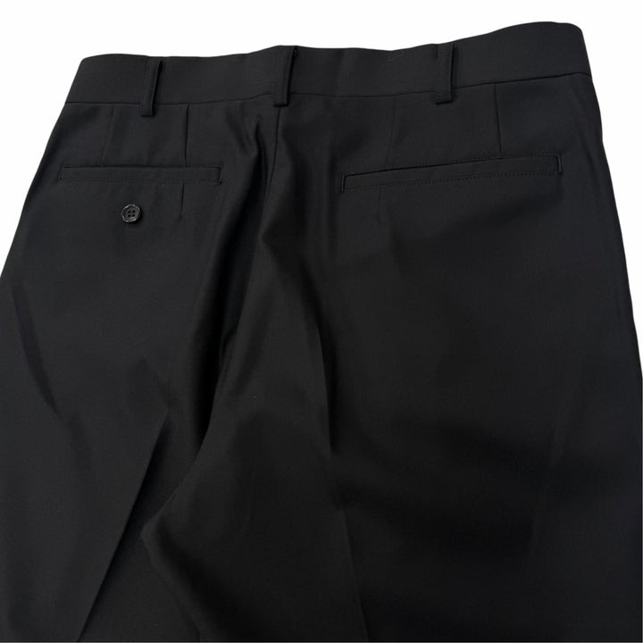 極美品▼COMME des GARCONS HOMME DEUX コム デ ギャルソン オム ドゥ 23AW DL-J001 DL-P001 ウール シングルスーツ ブラック S 正規品