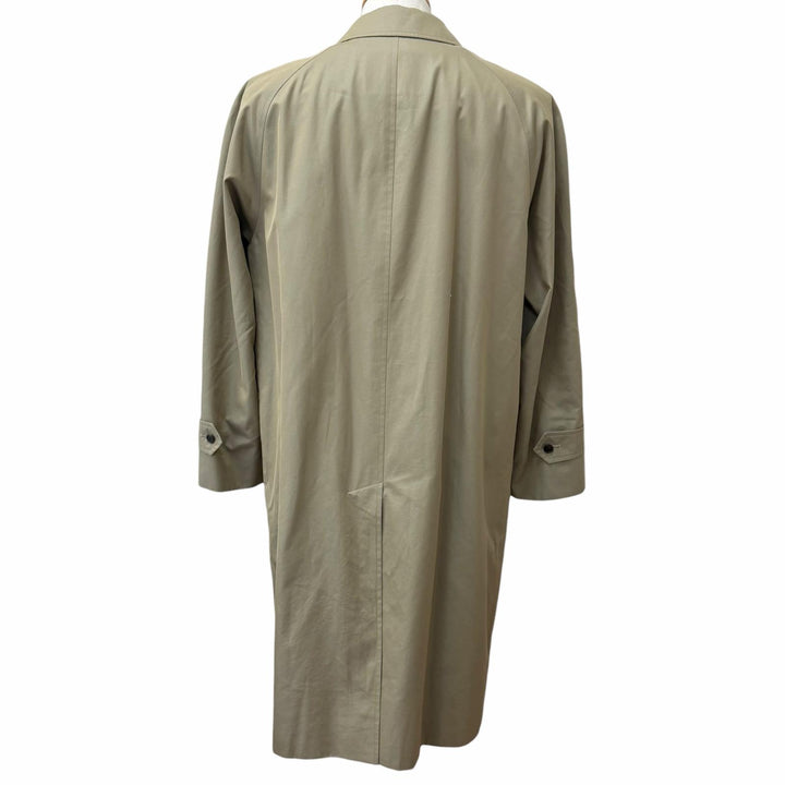 美品□BURBERRY LONDON バーバリーロンドン 裏地ノバチェック柄 カシミヤ混ライナー付 ステンカラーコート 玉虫 92-170-5 日本製 正規品