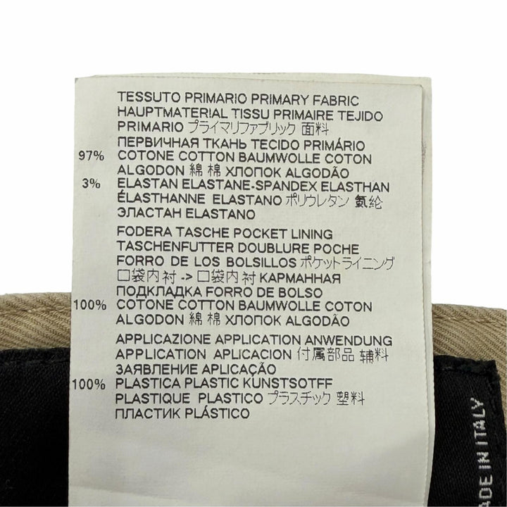 【ドンドン見直し】美品 ▼DSQUARED2 ディースクエアード S71KB0329 コットン カーゴパンツ ベージュ IT 48 イタリア製 正規品 メンズ