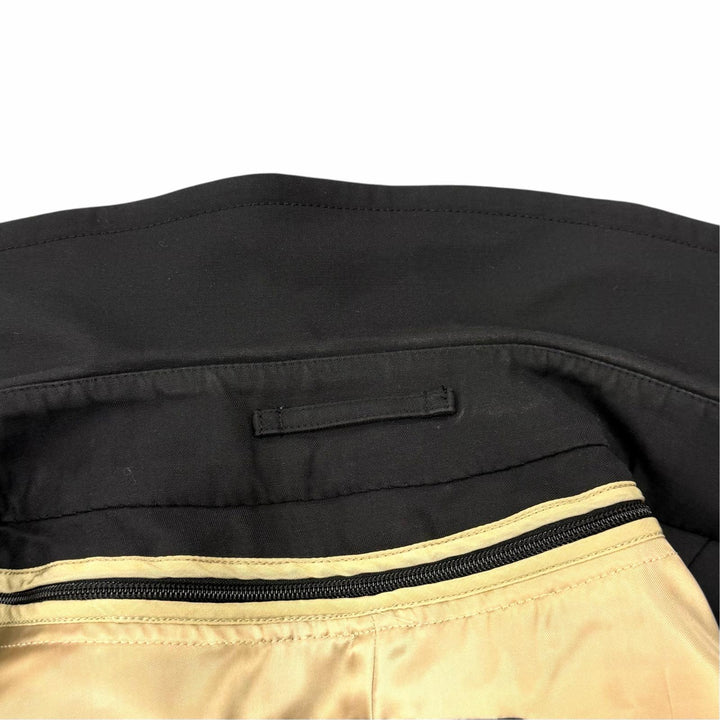美品▼BURBERRY LONDON バーバリーロンドン 裏地ノバチェック柄 ウールライナー付き 比翼仕立て ステンカラーコート M 正規品 メンズ