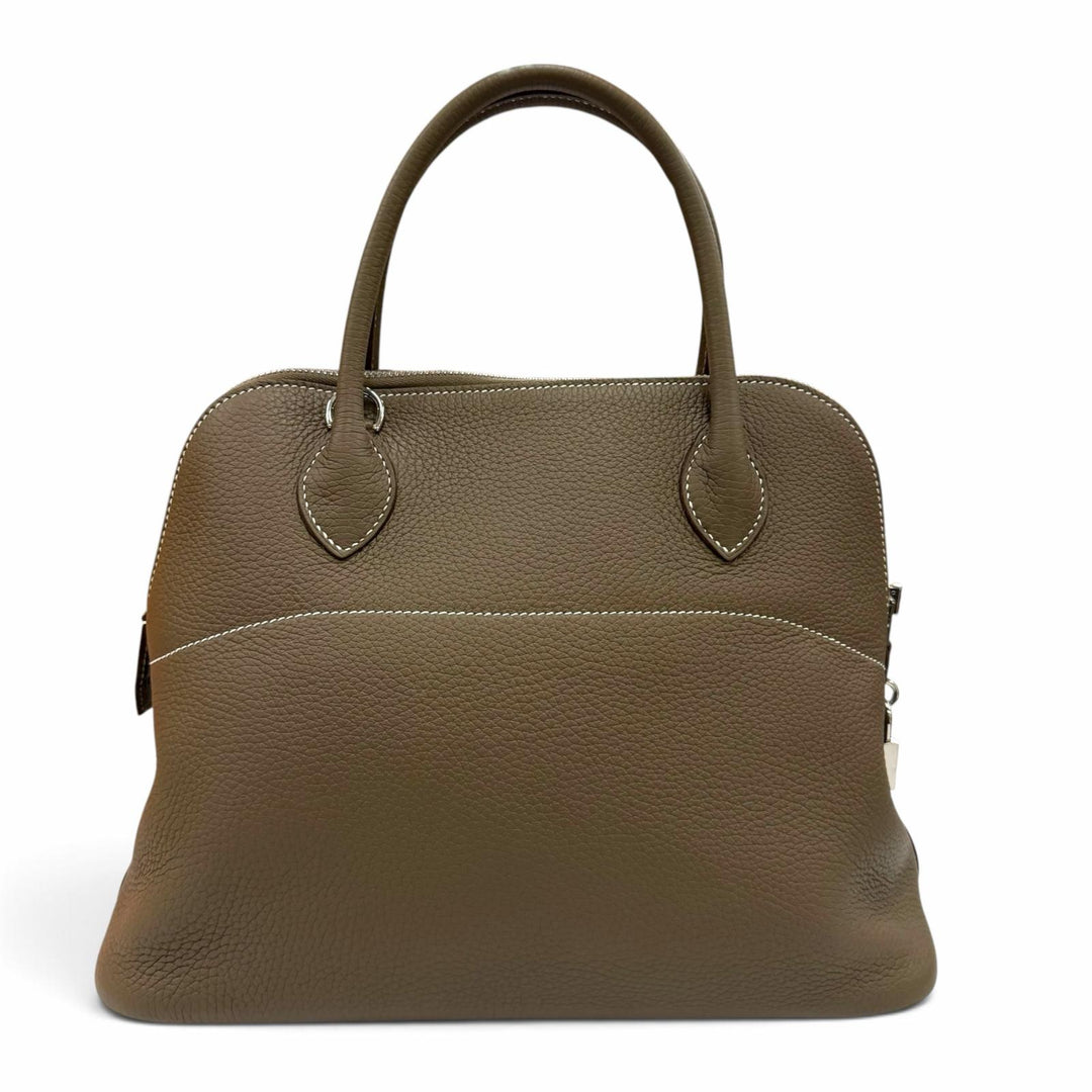 未使用品☆HERMES エルメス ボリード31 トリヨンクレマンス エトゥープ シルバー金具 ハンドバッグ Y刻印 フランス製 箱・保存袋付き