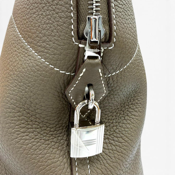 未使用品☆HERMES エルメス ボリード31 トリヨンクレマンス エトゥープ シルバー金具 ハンドバッグ Y刻印 フランス製 箱・保存袋付き