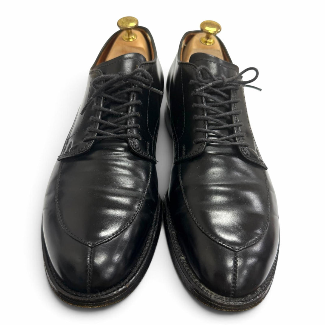 良品□ALDEN オールデン 54332 コードバン BEAMS別注 Vチップ レースアップ ドレスシューズ レザーシューズ ブラック 7.5 USA製 メンズ