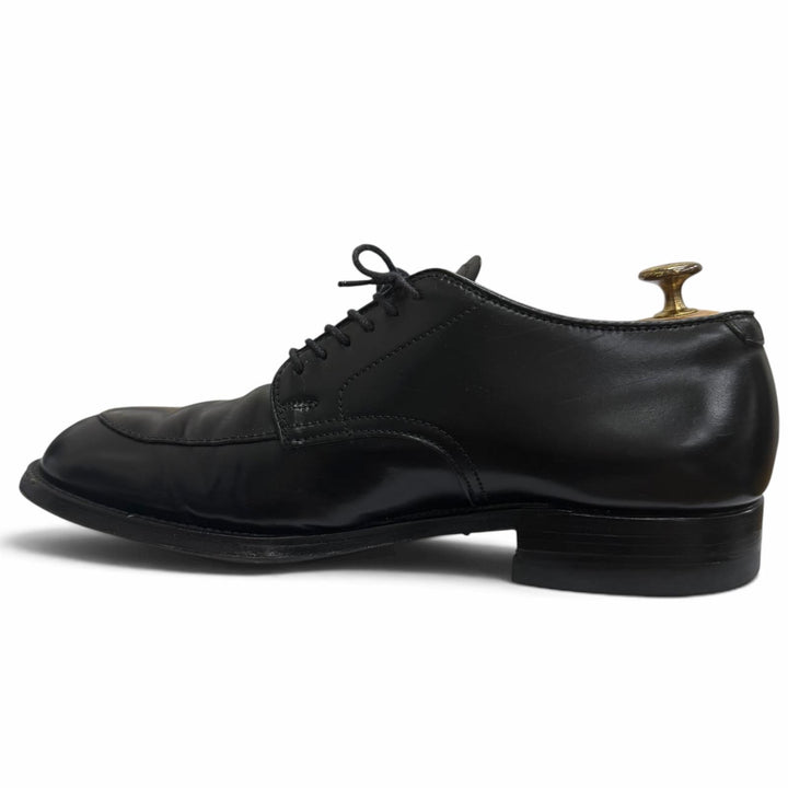 良品□ALDEN オールデン 54332 コードバン BEAMS別注 Vチップ レースアップ ドレスシューズ レザーシューズ ブラック 7.5 USA製 メンズ