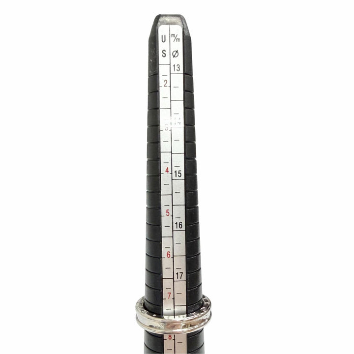 極美品△BVLGARI ブルガリ ビーゼロワン 1バンドリング 指輪 750(WG) ホワイトゴールド 56 (JP16号) 伊製 重量6.3g メンズ レディース