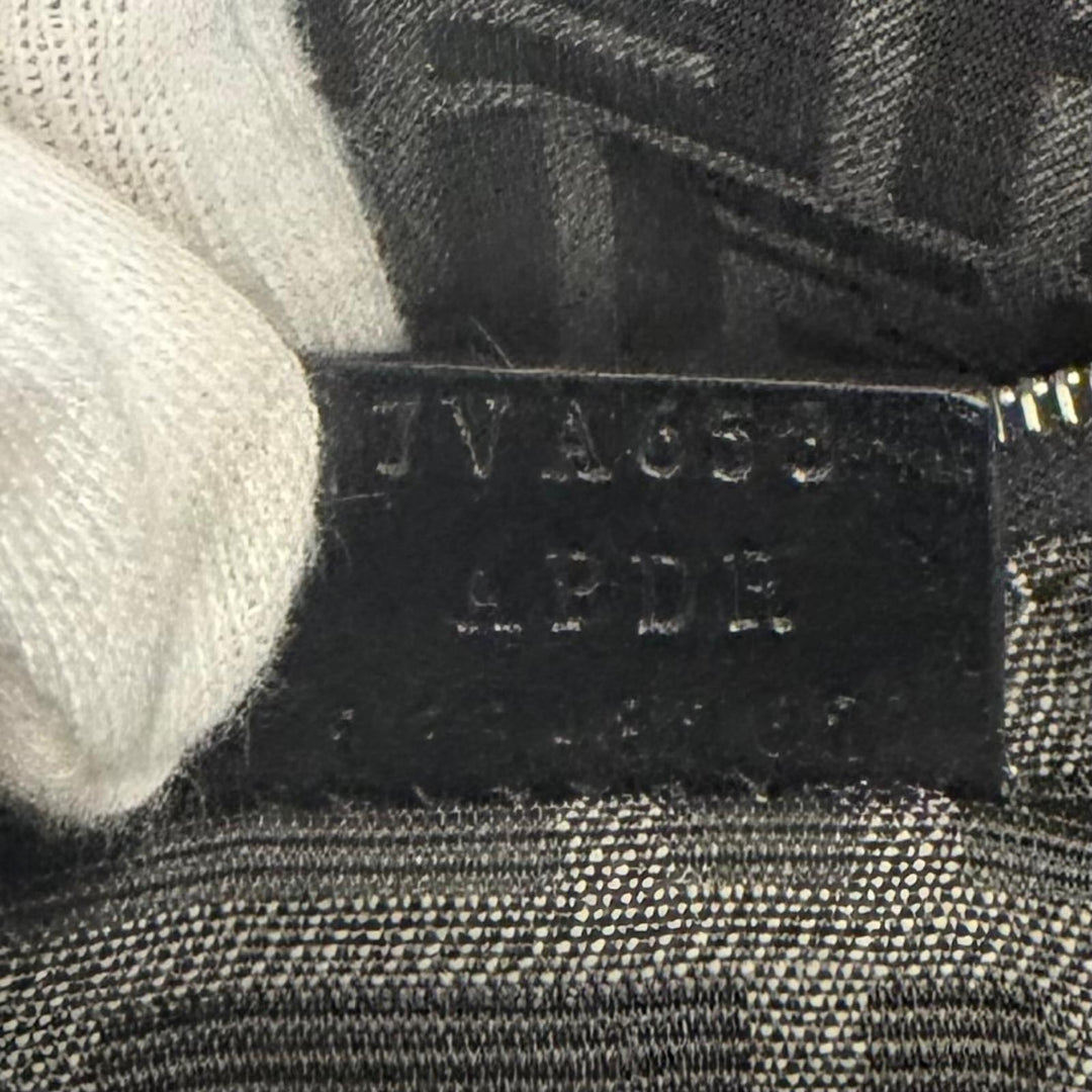 極美品□FENDI フェンディ 7VA658 フェンディ ルイ トートバッグ スモール レザー FFロゴ ブラック イタリア製 レディース 定価309100円