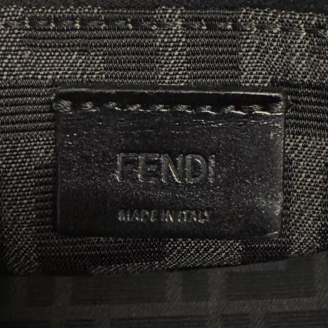 極美品□FENDI フェンディ 7VA658 フェンディ ルイ トートバッグ スモール レザー FFロゴ ブラック イタリア製 レディース 定価309100円