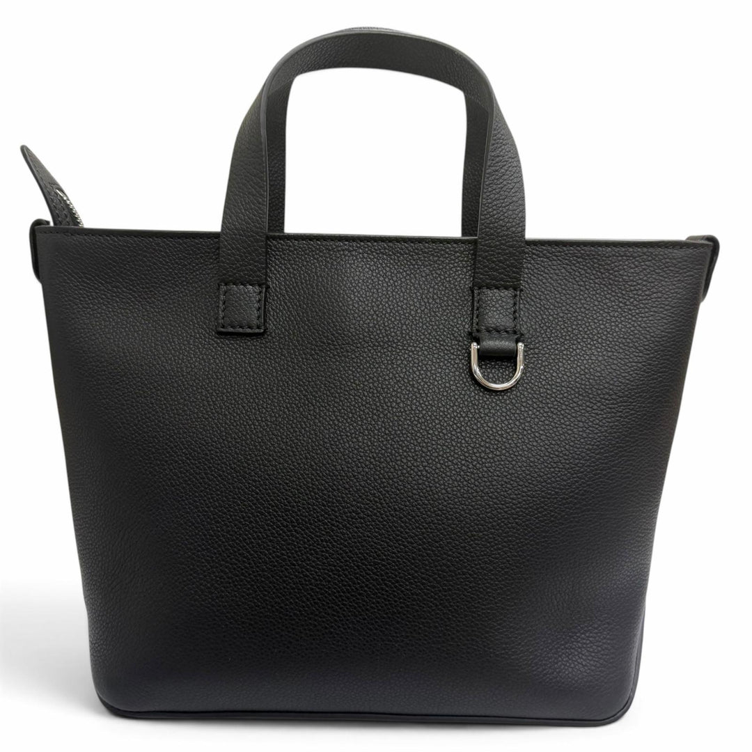 極美品□FENDI フェンディ 7VA658 フェンディ ルイ トートバッグ スモール レザー FFロゴ ブラック イタリア製 レディース 定価309100円