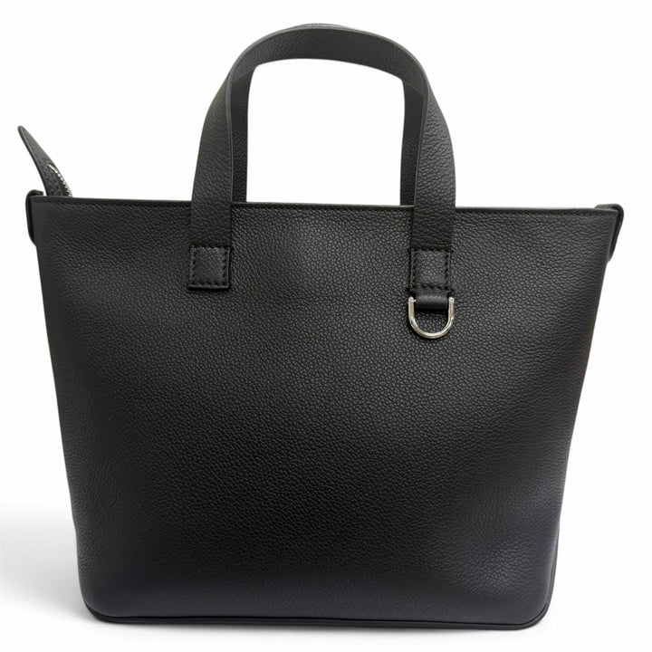 極美品□FENDI フェンディ 7VA658 フェンディ ルイ トートバッグ スモール レザー FFロゴ ブラック イタリア製 レディース 定価309100円