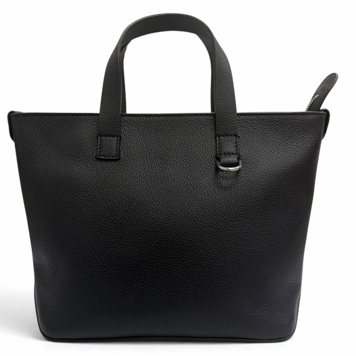 極美品□FENDI フェンディ 7VA658 フェンディ ルイ トートバッグ スモール レザー FFロゴ ブラック イタリア製 レディース 定価309100円