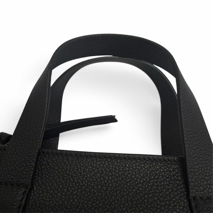 極美品□FENDI フェンディ 7VA658 フェンディ ルイ トートバッグ スモール レザー FFロゴ ブラック イタリア製 レディース 定価309100円