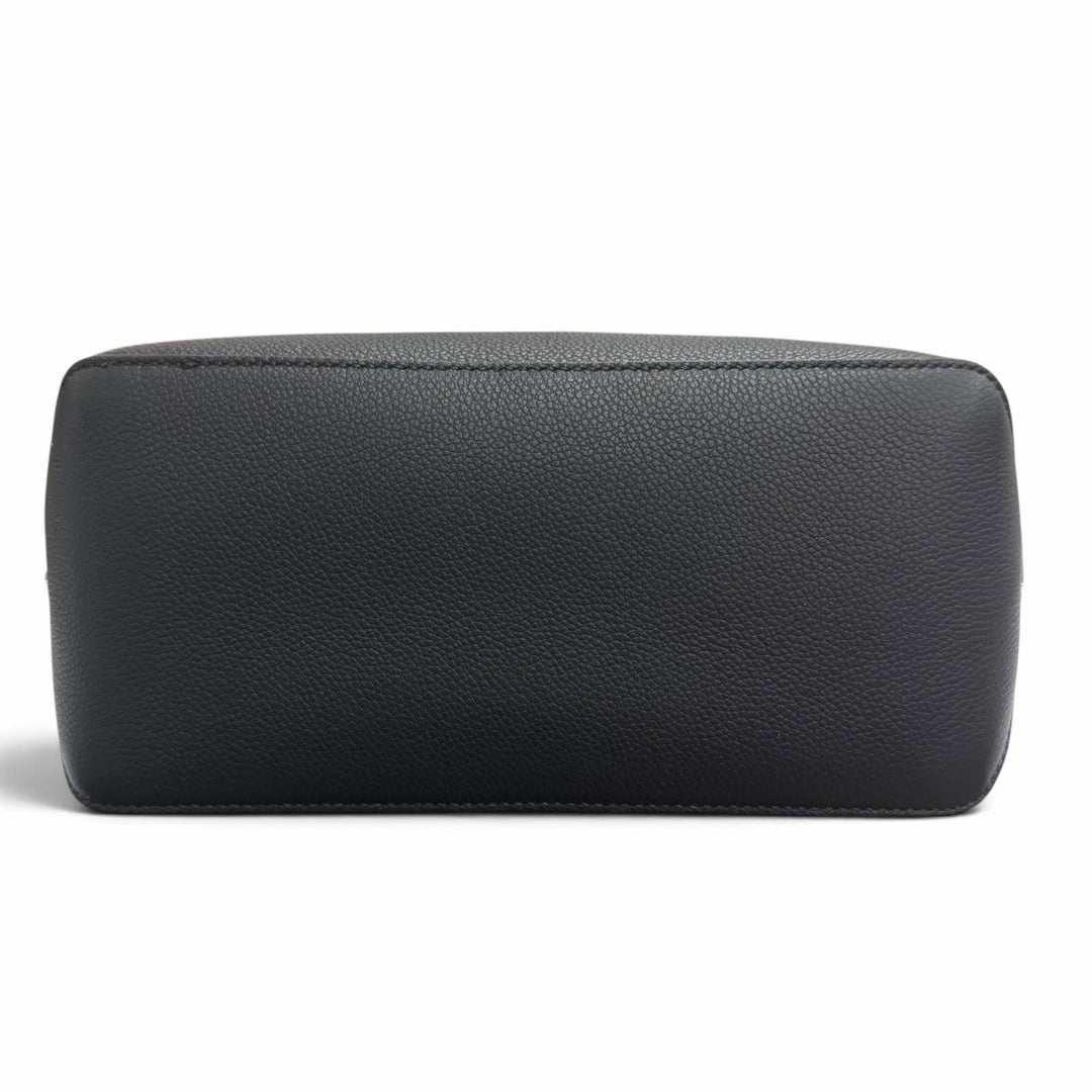 極美品□FENDI フェンディ 7VA658 フェンディ ルイ トートバッグ スモール レザー FFロゴ ブラック イタリア製 レディース 定価309100円