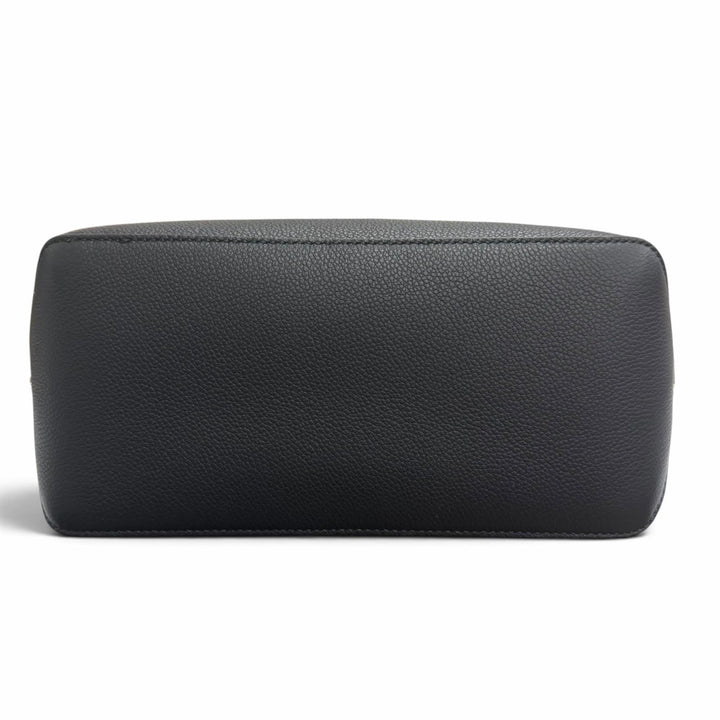 極美品□FENDI フェンディ 7VA658 フェンディ ルイ トートバッグ スモール レザー FFロゴ ブラック イタリア製 レディース 定価309100円