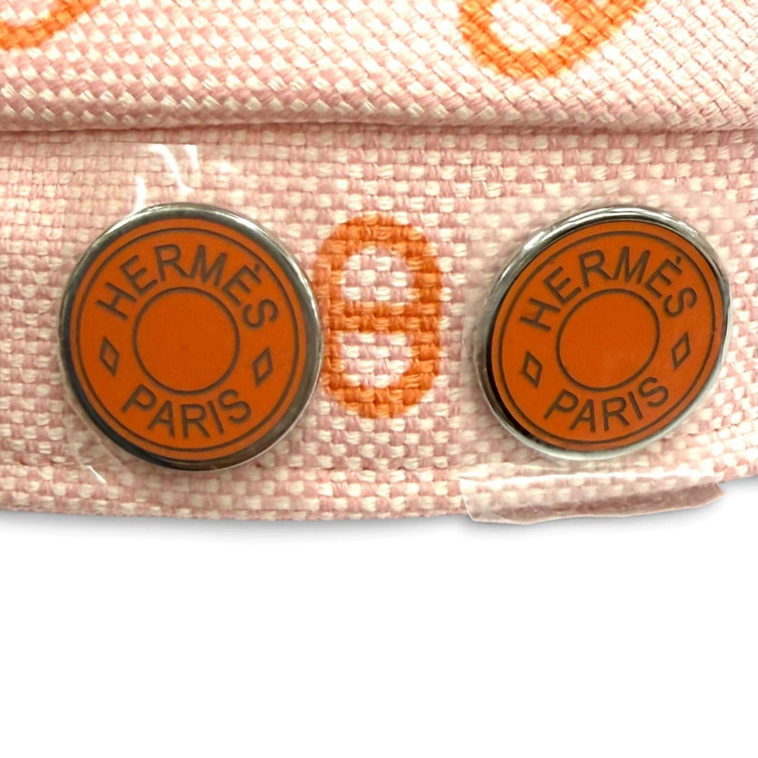 未使用品★HERMES エルメス シルバー金具 ヴォーバン トワルアッシュ シェーヌダンクル セリエ キャスケット 59 正規品 箱・保存袋付き