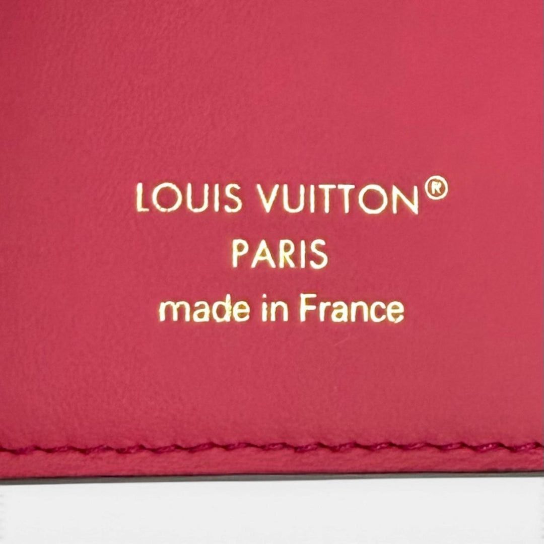 極美品★LOUIS VUITTON ルイヴィトン M62157 ポルトフォイユ･カプシーヌ コンパクト レザー LVロゴ金具 三つ折り財布 箱・保存袋付き