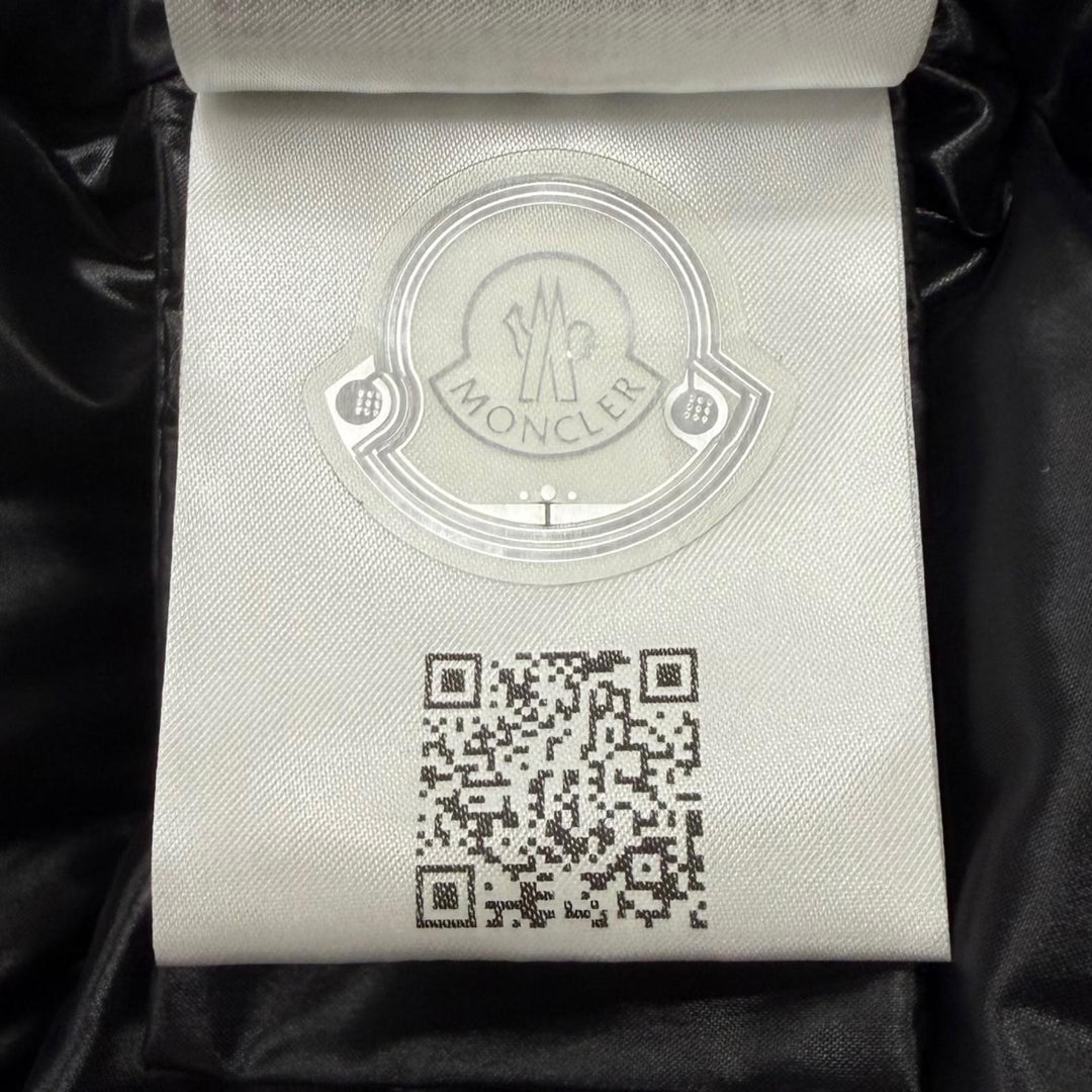 美品★MONCLER モンクレール 2022年製 LARM ラバーロゴパッチ付 ZIP UP ダウンジャケット 12anni 152cm 正規品 キッズ レディース可