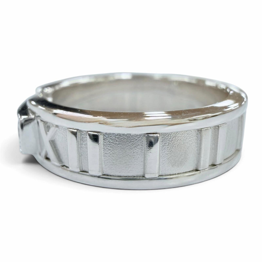 極美品☆TIFFANY&amp;Co. ティファニー アトラスリング 750（WG）3Pダイヤモンド 指輪 ホワイトゴールド JP11.5号相当 イタリア製 重量7.42g
