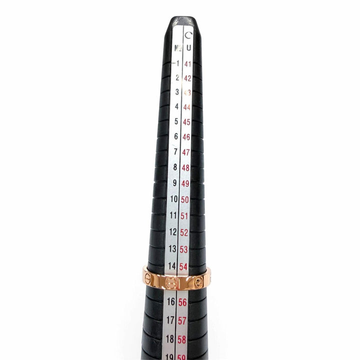 極美品☆Cartier カルティエ LOVE リング スモールモデル 750（PG) アクセサリー ピンクゴールド 55 JP15号相当 レディース 重量3.91g
