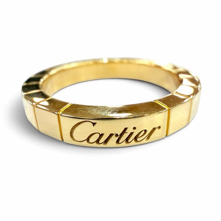 美品☆Cartier カルティエ ラニエール リング 750（YG） 指輪 アクセサリー イエローゴールド 49 JP9号相当 重量5.55g レディース