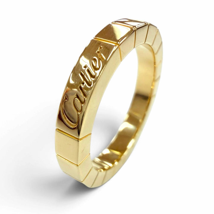 美品☆Cartier カルティエ ラニエール リング 750（YG） 指輪 アクセサリー イエローゴールド 49 JP9号相当 重量5.55g レディース