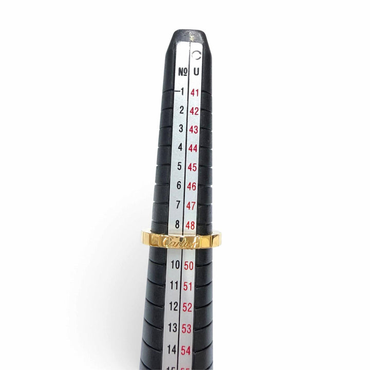 美品☆Cartier カルティエ ラニエール リング 750（YG） 指輪 アクセサリー イエローゴールド 49 JP9号相当 重量5.55g レディース