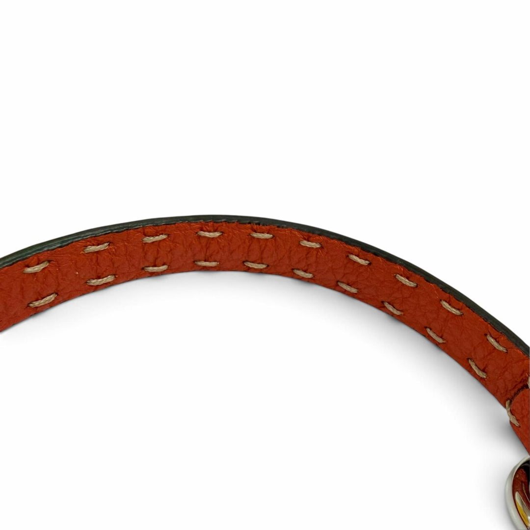 未使用品☆FENDI フェンディ 8BN244 セレリア ピーカブー ミニ レザー 2WAY ショルダー ハンドバッグ オレンジ 定価787600円 箱・保袋付